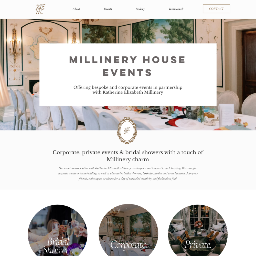 millinery house events refresh